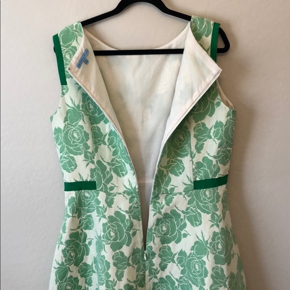 Antonio Melani Green Rose Floral Dress - Picture 7 of 9